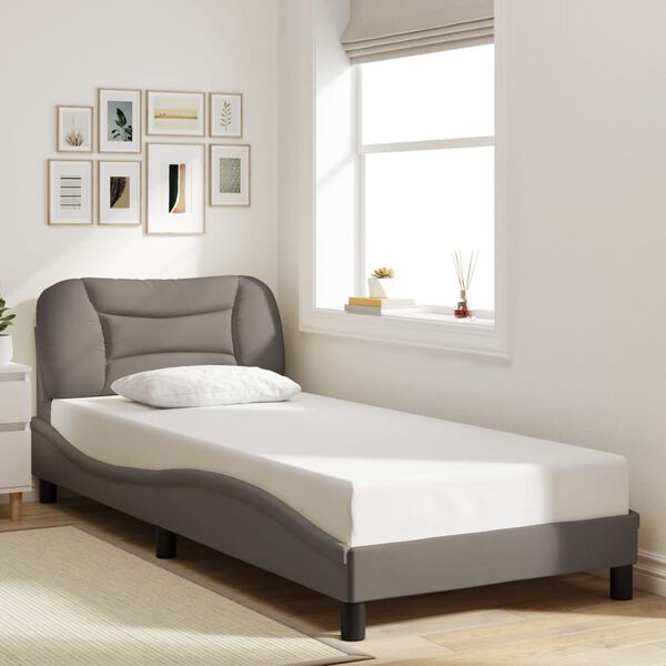 vidaXL Bed Frame Taupe