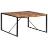 vidaXL Dining Table Natural wood, Black