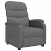 vidaXL Recliner Dark Gray Fabric