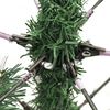 vidaXL Artificial Hinged Christmas Tree Green PVC and Metal Medium