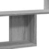 vidaXL Wall Shelf Grey Sonoma Engineered Wood 39.4 x 5.9 x 27.6 in