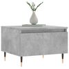 vidaXL Coffee Table Set of 2 Concrete Grey Engineered wood, Metal