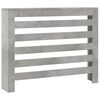 vidaXL Radiator Cover Concrete Grey 40.9x7.9x32.3" Engineered Wood