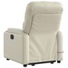 vidaXL Stand Up Massage Recliner Chair Cream