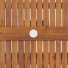 vidaXL Garden Dining Set Brown Solid Acacia wood Medium Foldable