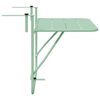 vidaXL Hanging Balcony Table Multicolor 2 60 x 39 x 65 cm Steel