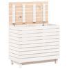 vidaXL Laundry Basket White 34.8"x17.3"x29.9" Solid Wood Pine