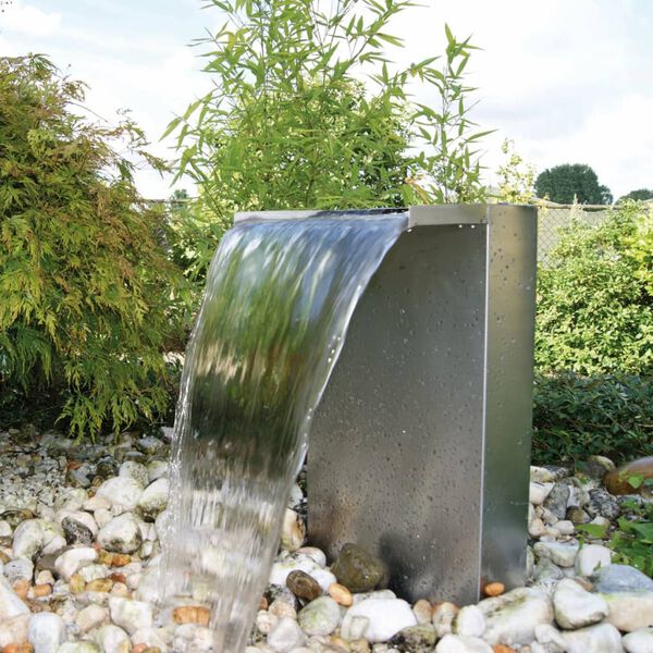 Ubbink Water Feature Silver Stainless steel Medium Garden Water Feature