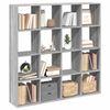vidaXL Book Cabinet Grey Sonoma Engineered wood Medium Book Cabinet