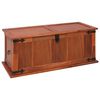 vidaXL Storage Chest Brown Solid Acacia wood, MDF