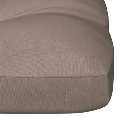 vidaXL Pallet Sofa Cushion Taupe 47.2"x15.7"x3.9"