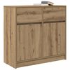 vidaXL Sideboard Artisan oak Engineered wood Medium Sideboard