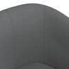 vidaXL Tub Chair Dark Grey Fabric (100% polyester), pinewood, plywood, foam