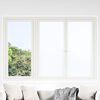 vidaXL Window Film Transparent White PVC 23.6 x 787.4 in