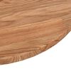 vidaXL Table Top Light brown Solid oak wood &Oslash;31.5 in Durable Table Top
