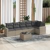vidaXL Garden Sofa Set Light Grey, Dark Grey