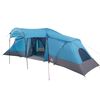 vidaXL Tents with Roof with Air Vent Blue 721 x 335 x 212 cm Polyester