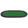vidaXL Poker Tabletop Green Engineered wood, felt, faux leather Large