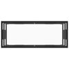 vidaXL TV Cabinet Black and transparent