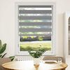 vidaXL Blind Grey Polyester 31.5 x 68.9 in Modern Blinds Rectangular
