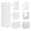 vidaXL Kitchen Cabinet Set White Engineered wood Kitchen Cabinet Set