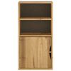 vidaXL Side Cabinet Honey Pine Solid Pine Wood Medium Side Cabinet
