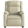 vidaXL Massage Recliner Chair Cream