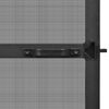 vidaXL Hinged Insect Screen for Doors Anthracite 47.2x94.5"