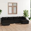 vidaXL Garden Lounge Set Black