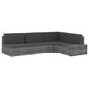 vidaXL Garden Sofa Black