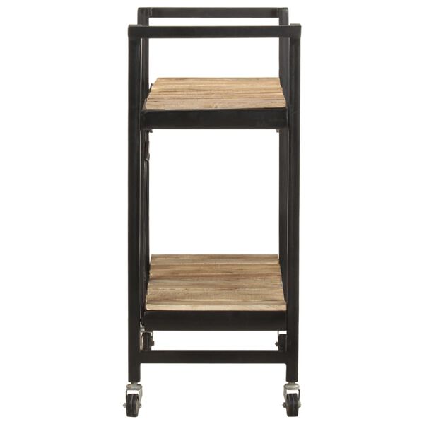 vidaXL Kitchen Trolley 34.2"x14.2"x31.9" Solid Mango Wood