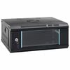 vidaXL Network Cabinet Black 20.87 x 17.72 x 8.27 in Steel