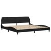 vidaXL Bed Black