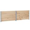 vidaXL Pallet Collars 3 pcs 39.4x39.4" Solid Wood Pine