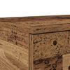 vidaXL Bed Drawers Old Wood 35.43 x 14.37 x 6.50 in Engineered Wood