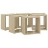 vidaXL Cube Shelf Set of 6 Sonoma oak Engineered wood