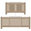 vidaXL MDF Radiator Cover 80.7"