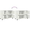 vidaXL Sideboard White Cold-rolled steel Medium Sideboard Rectangular