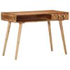 vidaXL Writing Desk Natural Wood Solid Acacia wood Medium Writing Desk