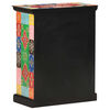 vidaXL Hand Painted Sideboard 23.6"x11.8"x29.5" Solid Mango Wood