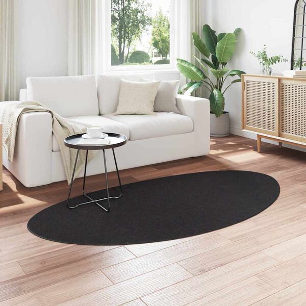 vidaXL Carpet Folding HUARTE Black 39.37 x 78.74 in Polyester