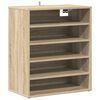 vidaXL Shoe Cabinet Sonoma oak Engineered wood Medium Shoe Cabinet