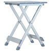 vidaXL Camping Stool Aluminium 11.0x10.2x15.4"