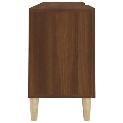 vidaXL TV Stand Brown Oak 59.1"x11.8"x19.7" Engineered Wood