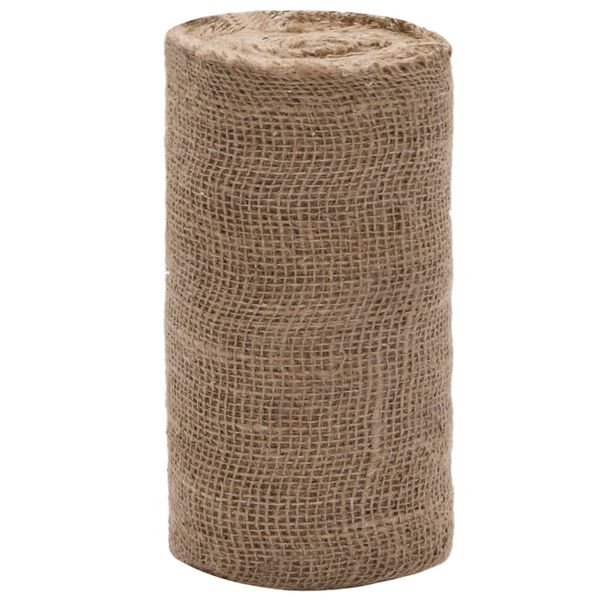 vidaXL Jute Roll Natural 100% natural jute 0.1x328.1 in