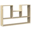 vidaXL Wall Shelf Sonoma Oak 39.0x5.9x23.6" Engineered Wood