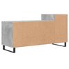 vidaXL TV Cabinet Concrete gray Engineered wood, metal Large TV Cabinet