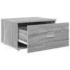 vidaXL Drawer Cabinet with Wheel Grey Sonoma 55 x 45 x 31 cm