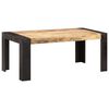 vidaXL Dining Table Natural Wood Solid Mango Wood 70.9 in