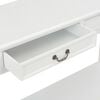 vidaXL Console Table White MDF 43.3 x 13.8 x 31.5 in Console Table